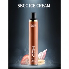 Одноразовая  электронная сигарета HQD Cuvie Plus SBCC Ice Cream (hqd Куви Плюс Мороженое)   на 1200 затяжек